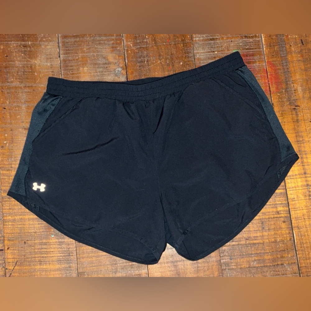 Under Armour Black Running Shorts XL | Athletic Workout Gym Shorts Women